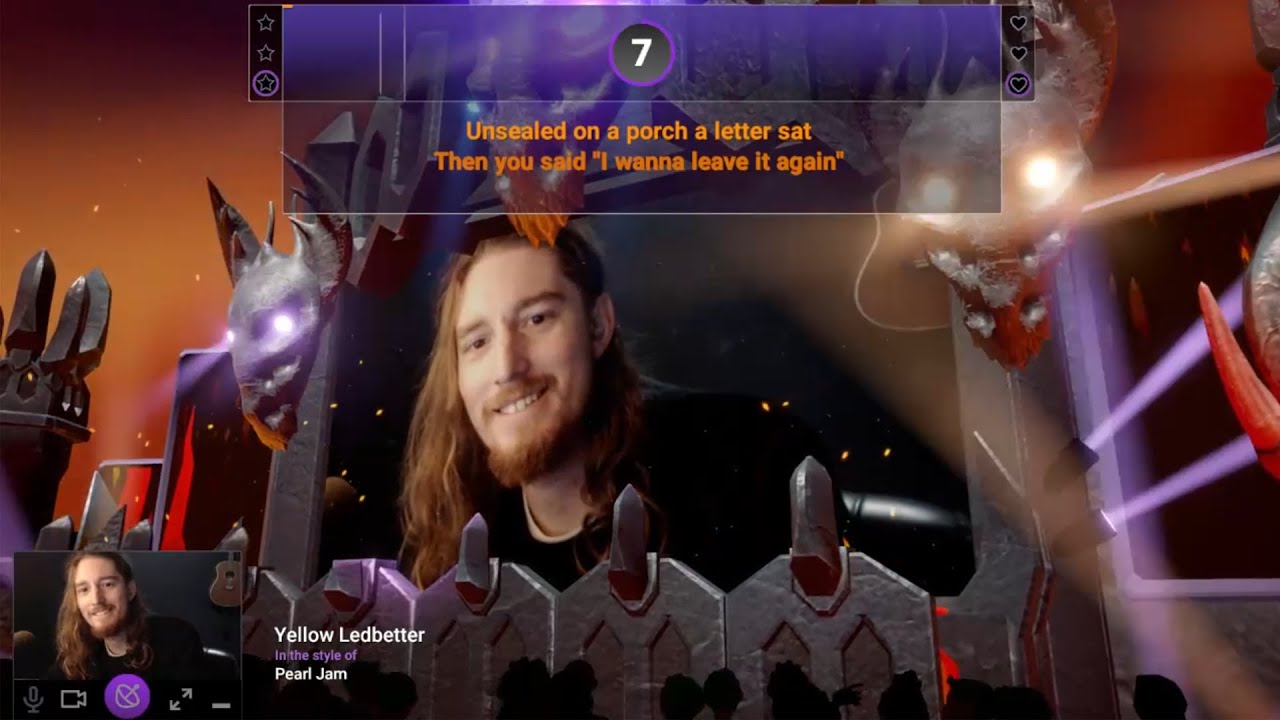 Yellow Ledbetter - Pearl Jam (jugando por Twitch Sings)🎙