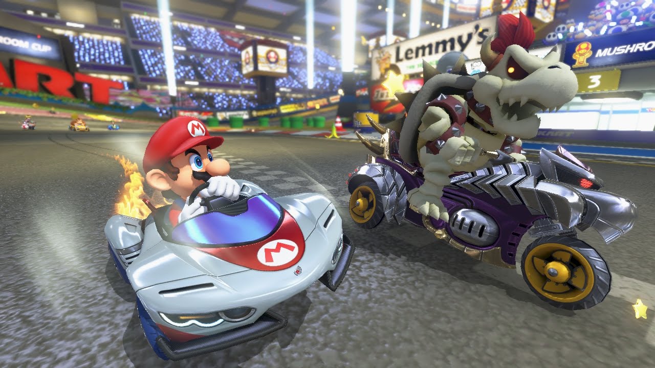 Mario Kart 8 Deluxe: Mushroom Cup Gameplay