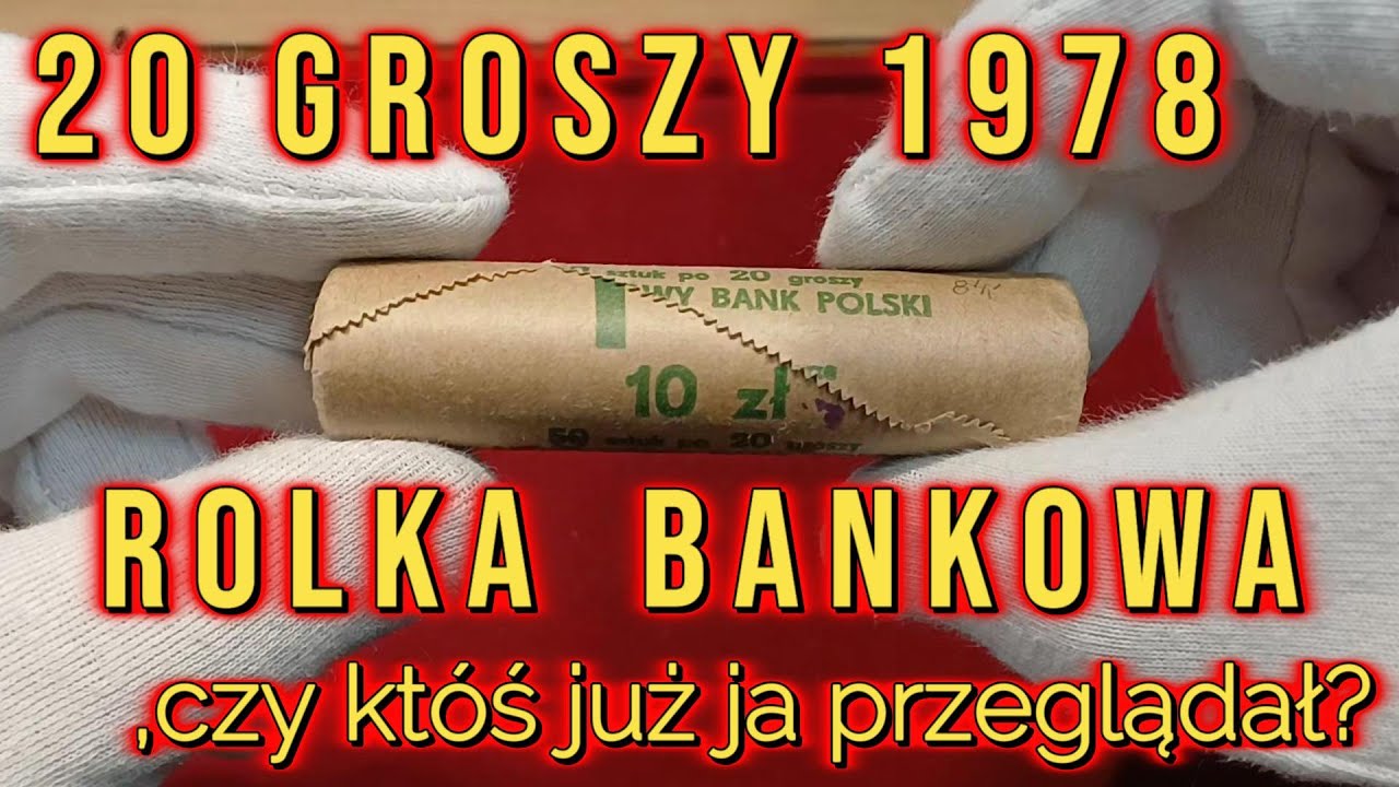 Rolka bankowa 20 groszy 1978, czy któś już ja przeglądał? #numizmatyka #prl #monety