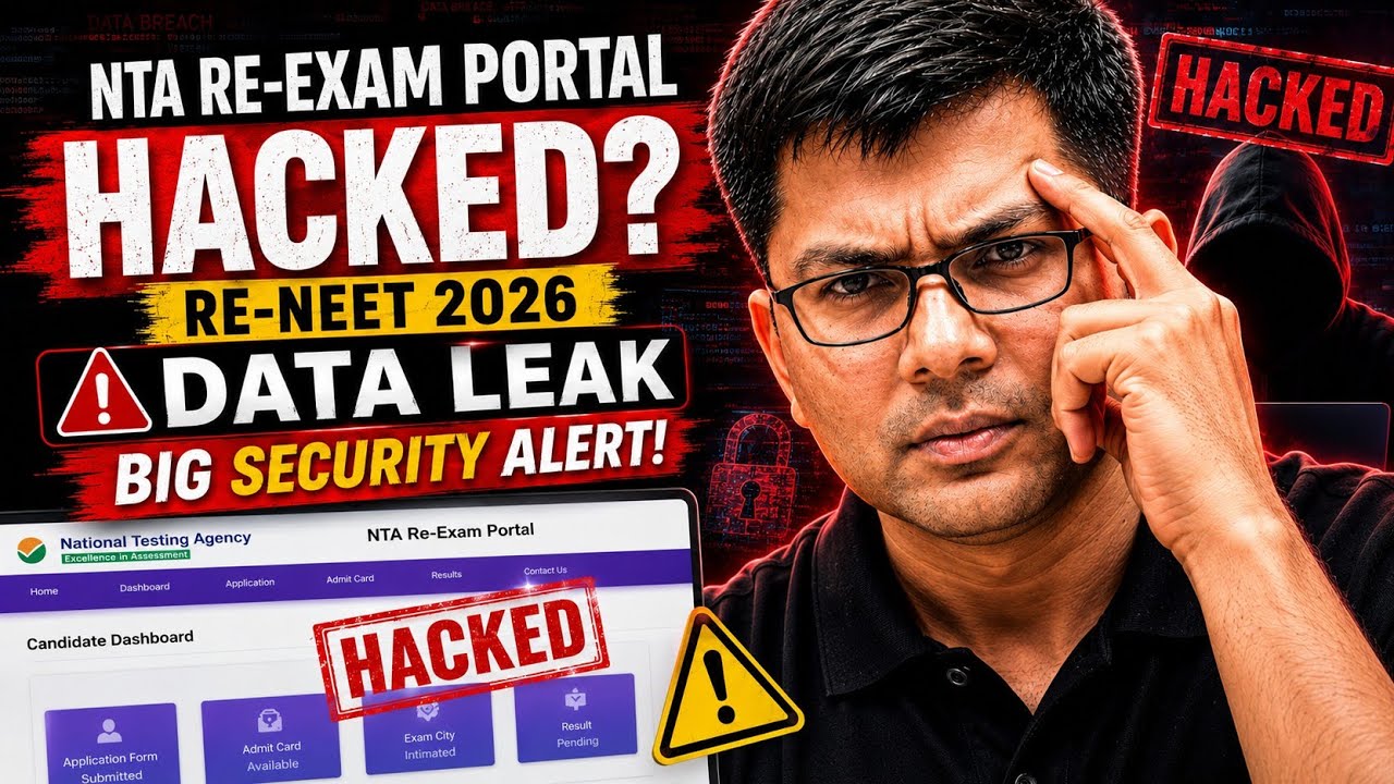 🚨 NTA Portal HACKED? 😱 RE-NEET 2026 Data Leak Rumours EXPOSED! | Full Truth 🔥