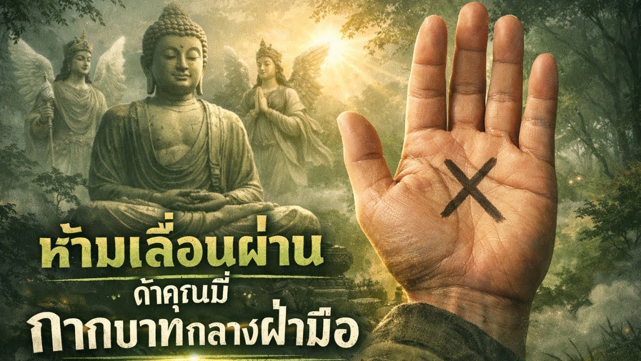 ถ้าคุณมีกากบาทบนฝ่ามือห้ามเลื่อนผ่านคลิปนี้เด็ดขาด #ฟังจบแล้วรวย#ไม่เชื่ออย่าลบหลู่#เตือนแล้วนะ