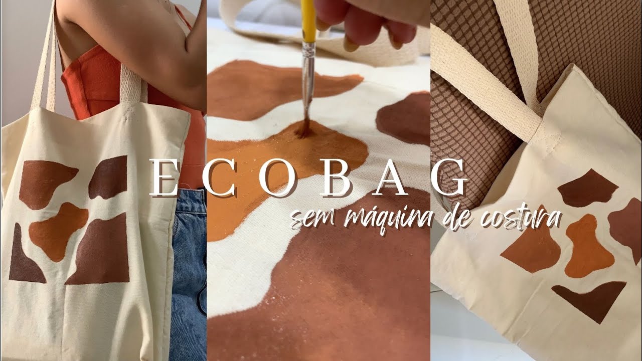 DIY - Ecobag com costura feita à mão | Faça você mesmo | Ecobag Boho