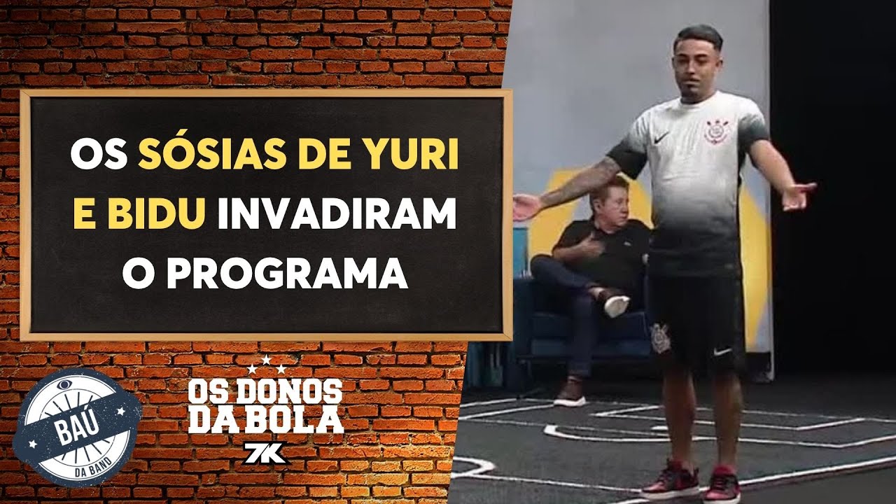 Yuri Alberto e Matheus Bidu (s&oacute;sias) tentam embaixadinhas com o Craque Neto | Ba&uacute; do Neto