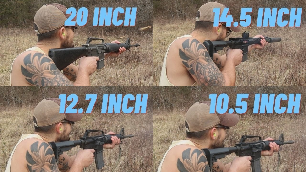 Rare Breed Trigger Different Barrel Length Testing (BEST ON YOUTUBE)