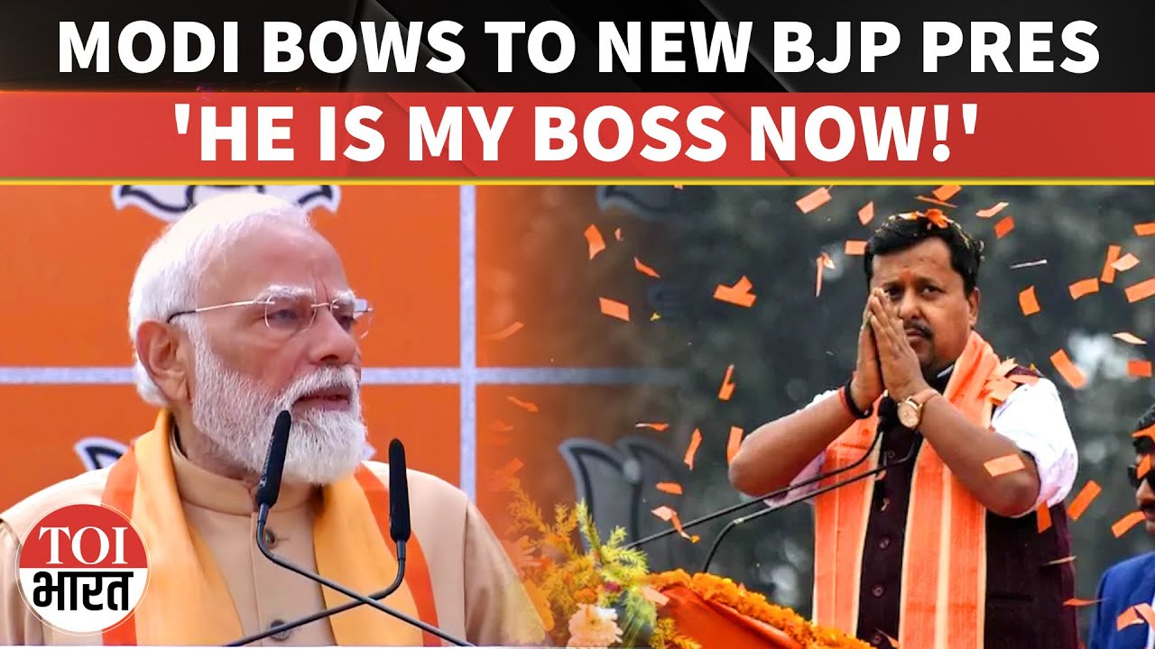 'He Is My Boss Now': PM Modi’s Rare Remark As Nitin Nabin Takes Charge As BJP National President