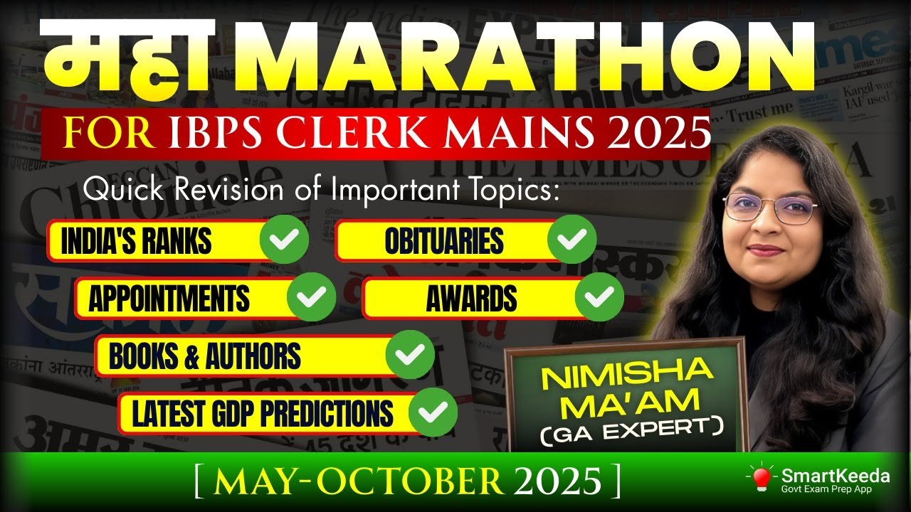 Marathon Session (May to October) | Live Current Affairs Today | CA MockDrill | Smartkeeda