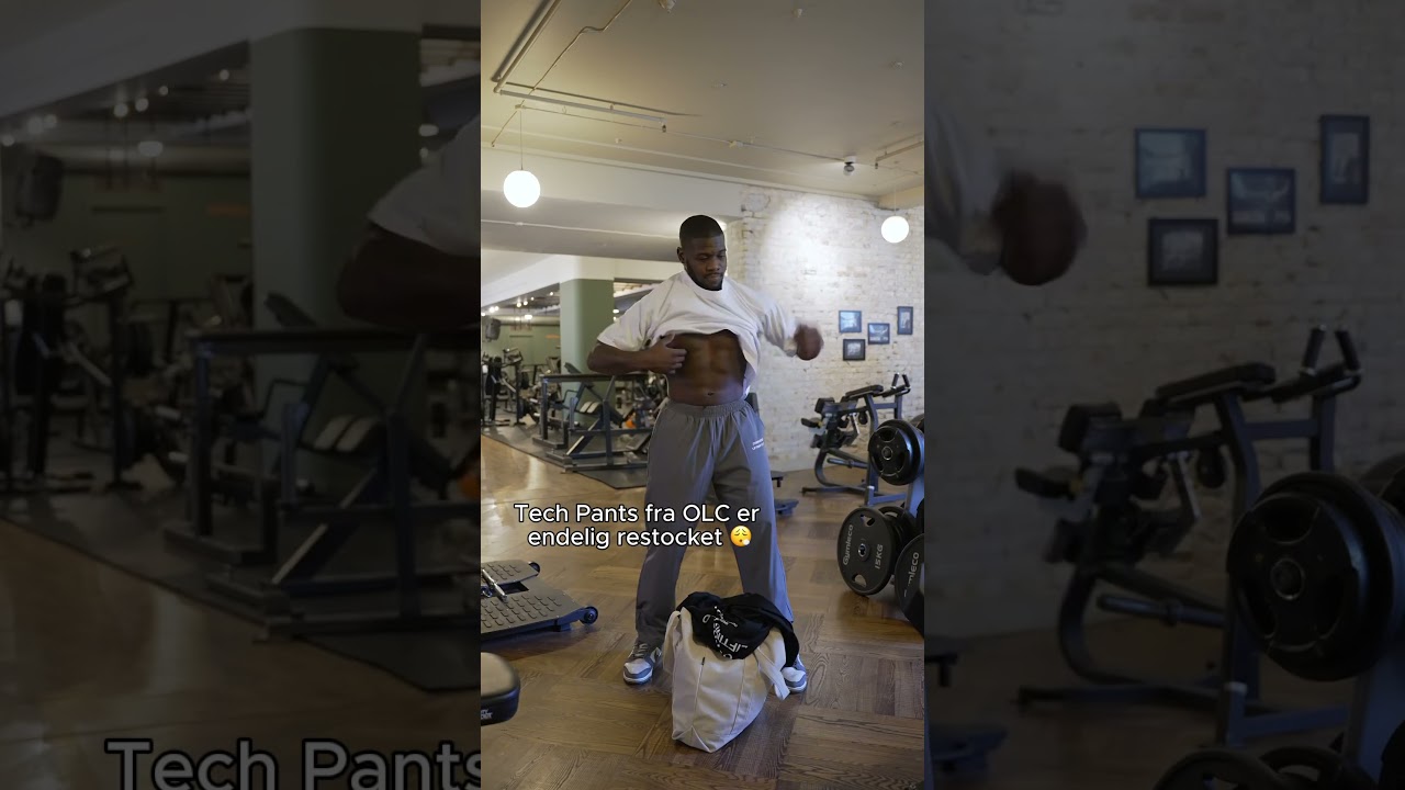 Tech Pants fra Oversized Lifting Club er tilbage p&aring; lager! 😮&zwj;💨 #t&oslash;j #dansk #gym #fitness