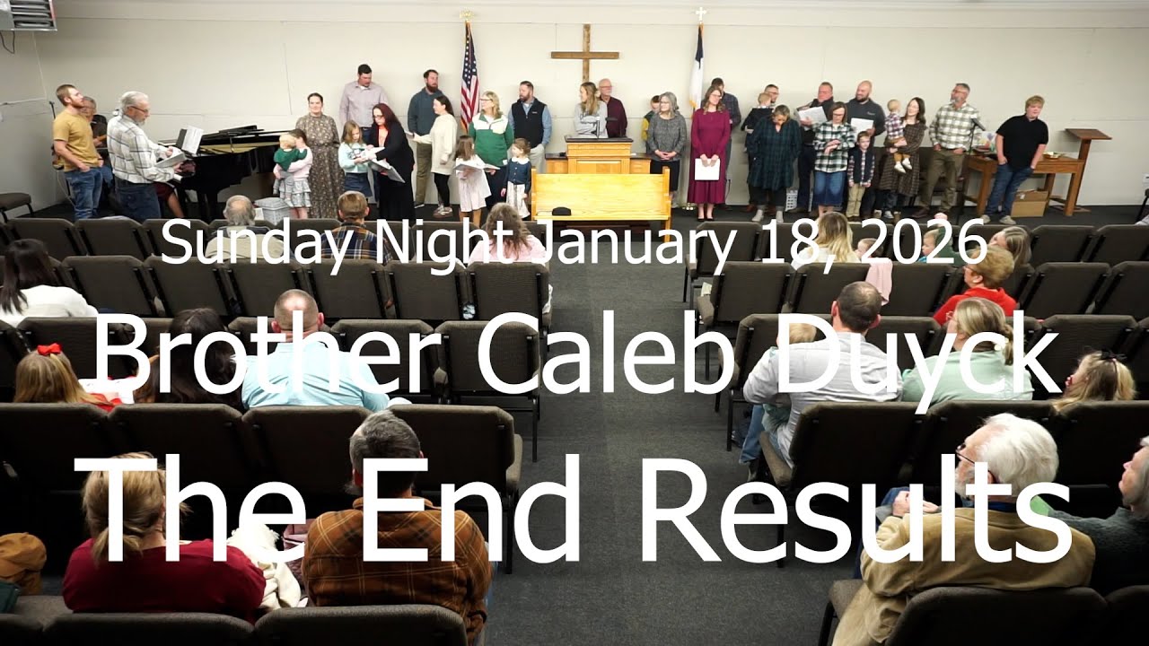 Brother Caleb Duyck The End Results