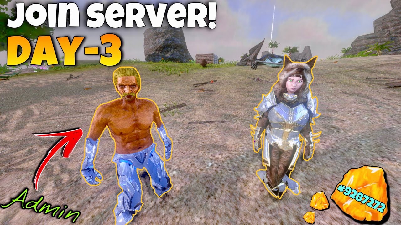 Join The Server And Fight Me! - ARK MOBILE