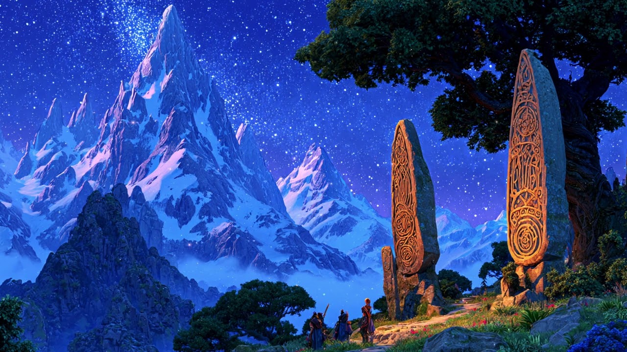 Celtic Night Journey Through Sacred Mountains 🌌 | Mystical Ambient Music