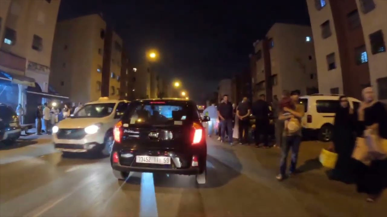 Sala Al Jadida Night Tour | جولة ليلية سريعة بشوارع مدينة سلا الجديدة