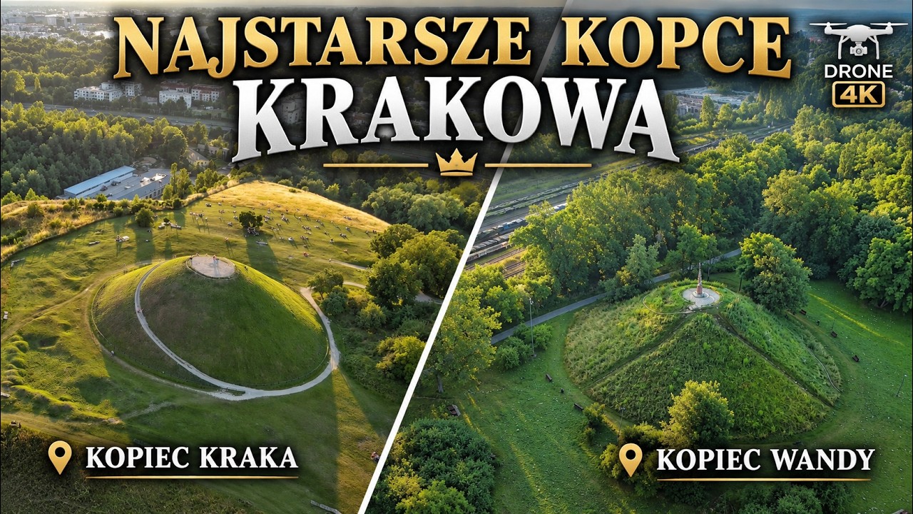 najstarsze kopce Krakowa: Kopiec Kraka i Kopiec Wandy