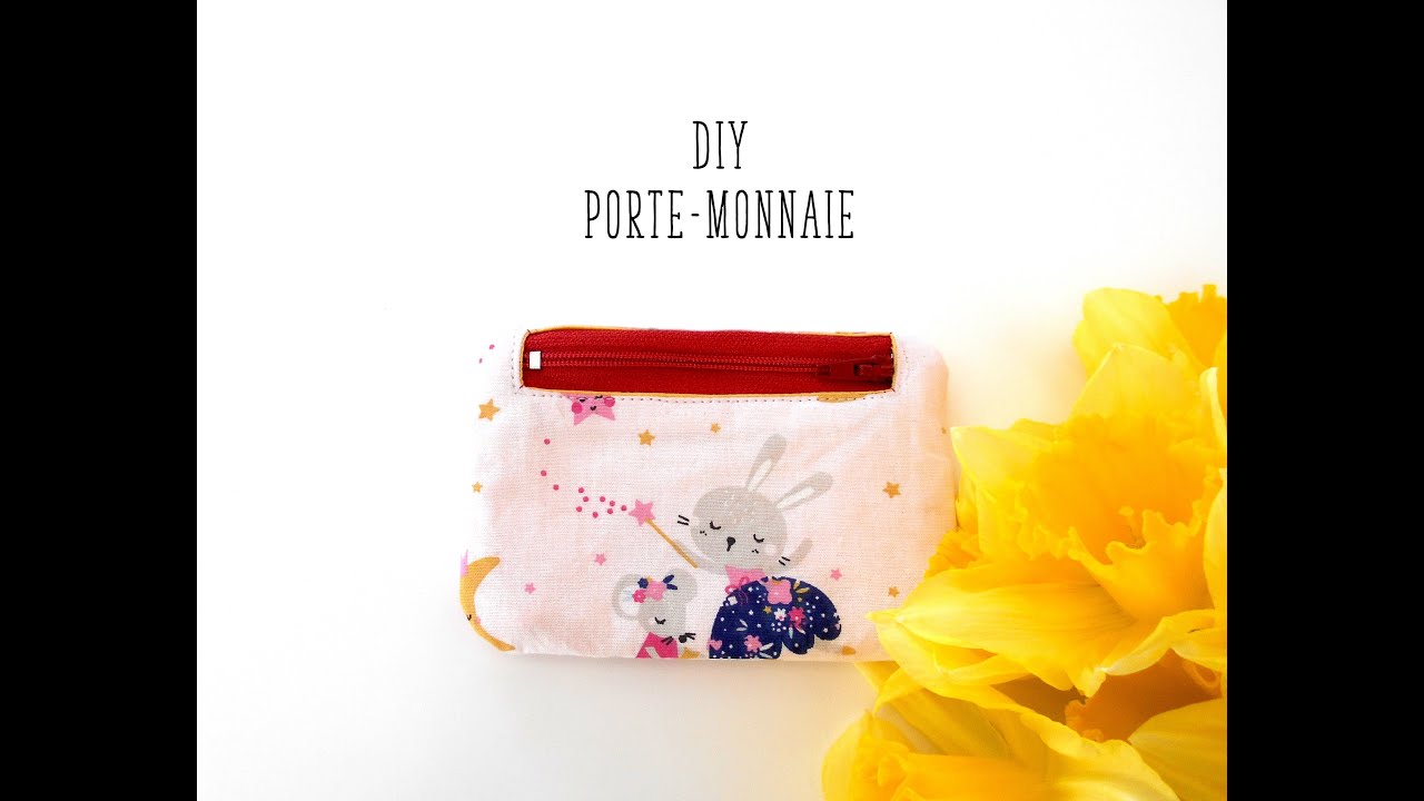 Coudre un porte-monnaie, tuto porte-monnaie
