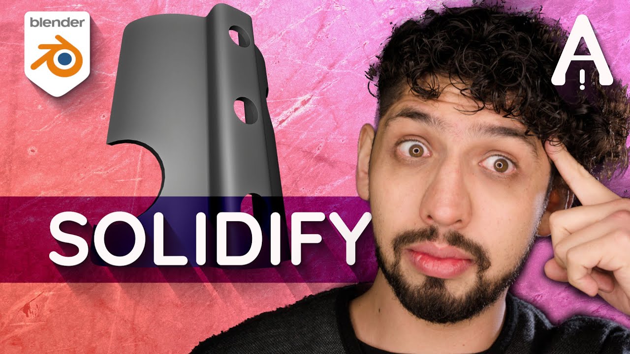 ¿Cómo usar el modificador Solidify? | Modelado 3D Blender