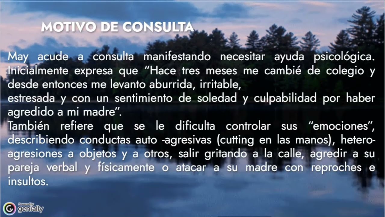 TIPOS DE DIAGNÓSTICO Y REPORTE PSICOLÓGICO