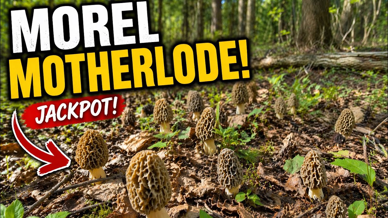 Последняя охота на сморчки в этом сезоне! Килограммы ОГРОМНЫХ грибов!