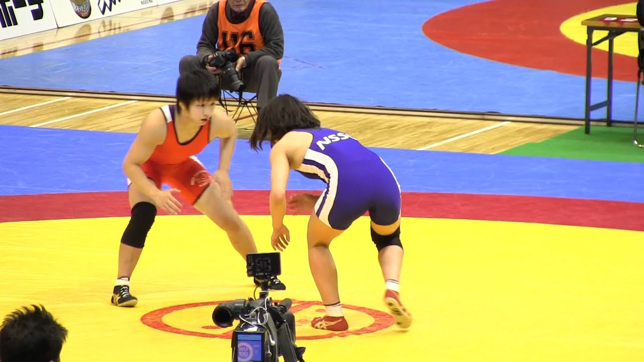 Wrestling 村田夏南子 × 浜田千穂 55Kg Jr.Q Cup2012-407