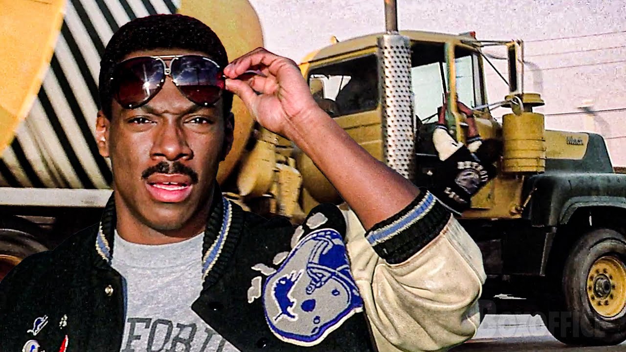 Eddie Murphy probiert die Handbremse eines Betonlasters aus | Beverly Hills Cop 2 | German Clip