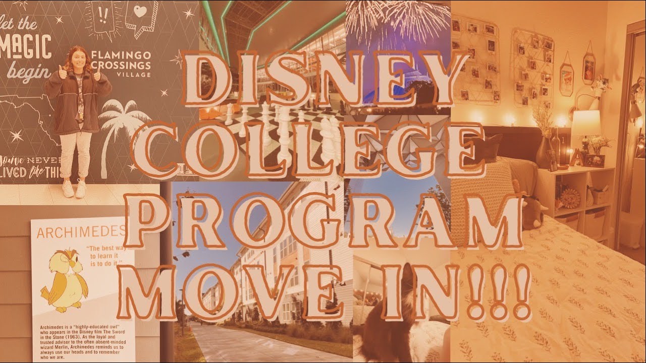 DISNEY COLLEGE PROGRAM MOVE IN/CHECK IN/PACKING VLOG!!! | flamingo crossing village