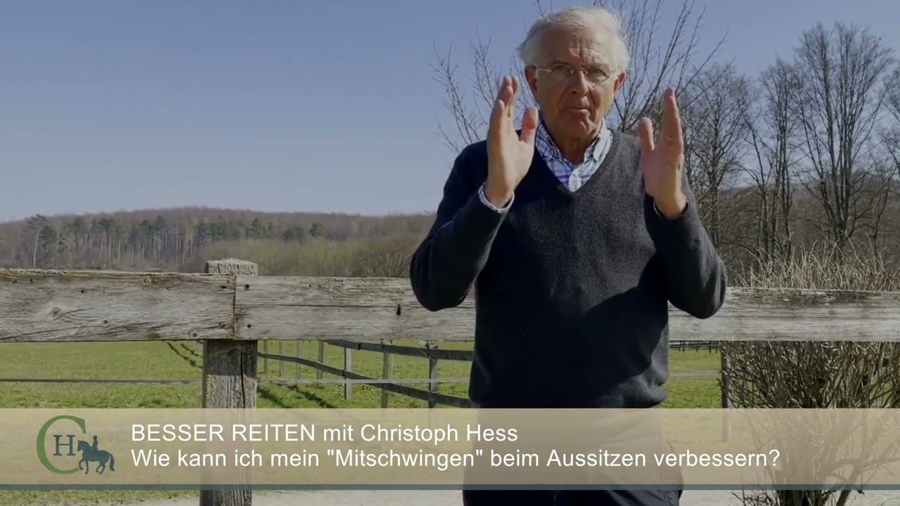 07 03 BESSER Reiten mit Christoph Hess - Mir fällt das Mitschwingen beim Aussitzen schwer?