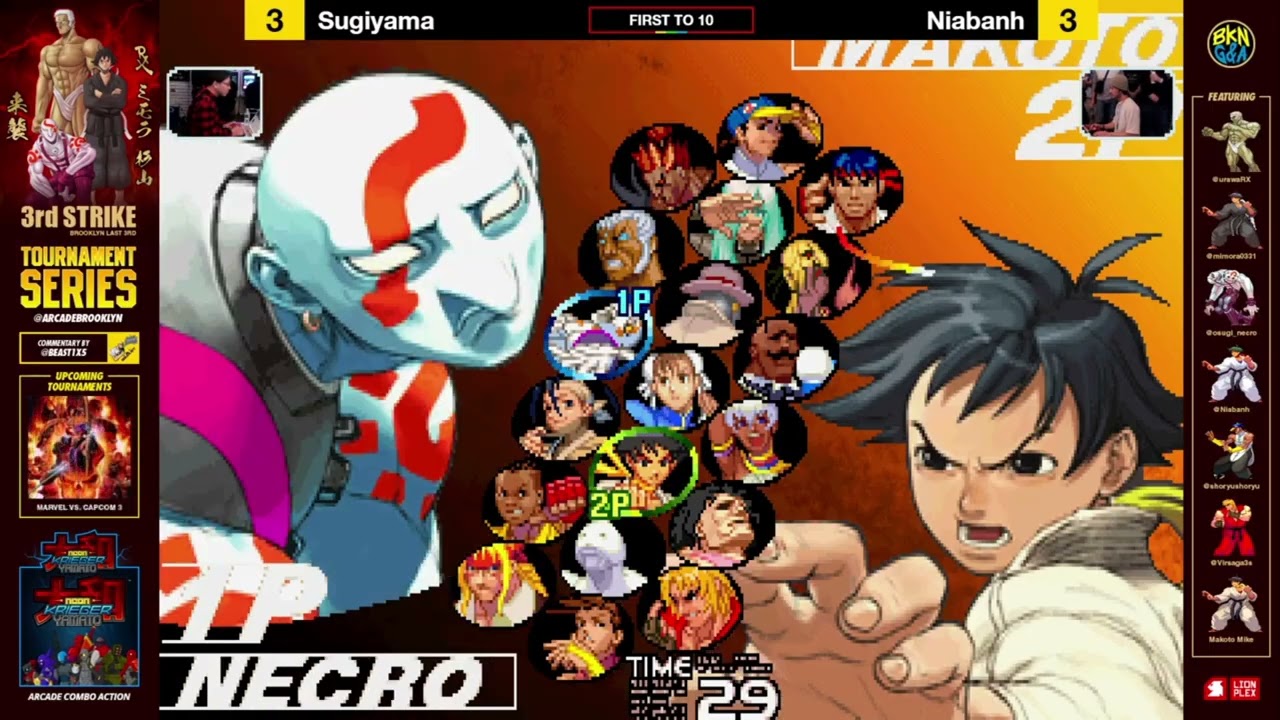 FT10「杉山 vs. Niabanh/Sugiyama(NE) vs. Niabanh (MA)」STREET FIGHTER Ⅲ 3rd STRIKE