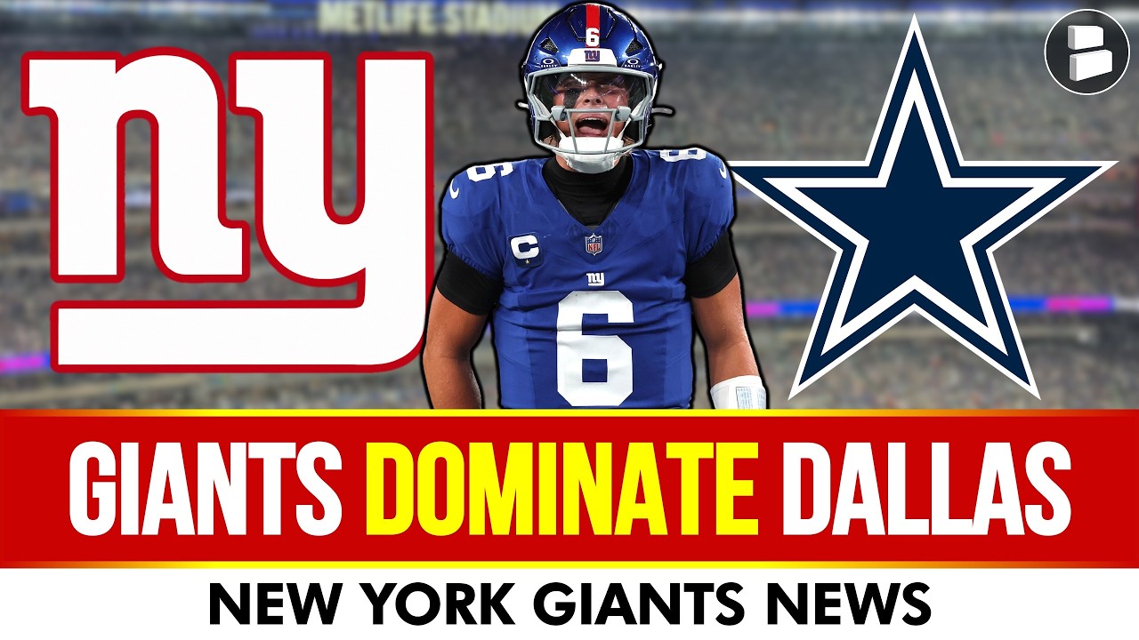 🚨Giants vs. Cowboys INSTANT REACTION: Giants DOMINATE Dallas ft. Jaxson Dart, Isaiah Likely