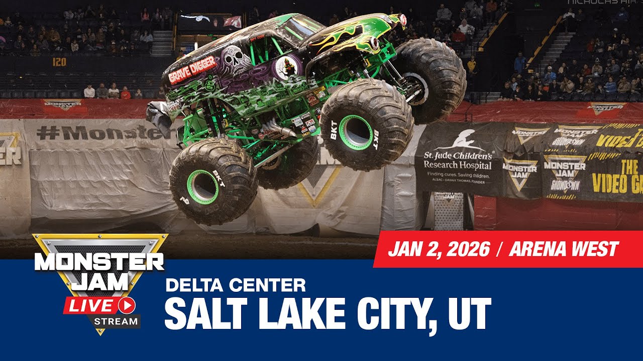 Monster Jam: Salt Lake City - 1 (Full Event) | Jan 2, 2026 | Arena West