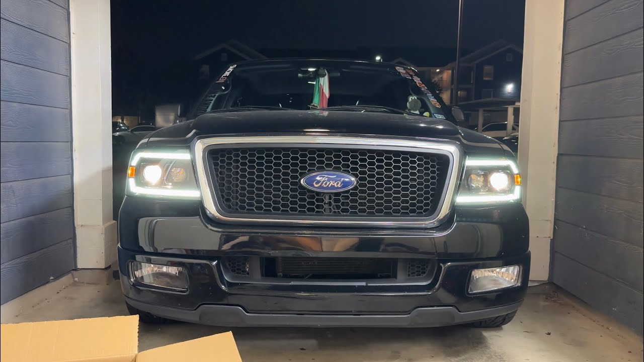 Новые фары для моего F-150!!