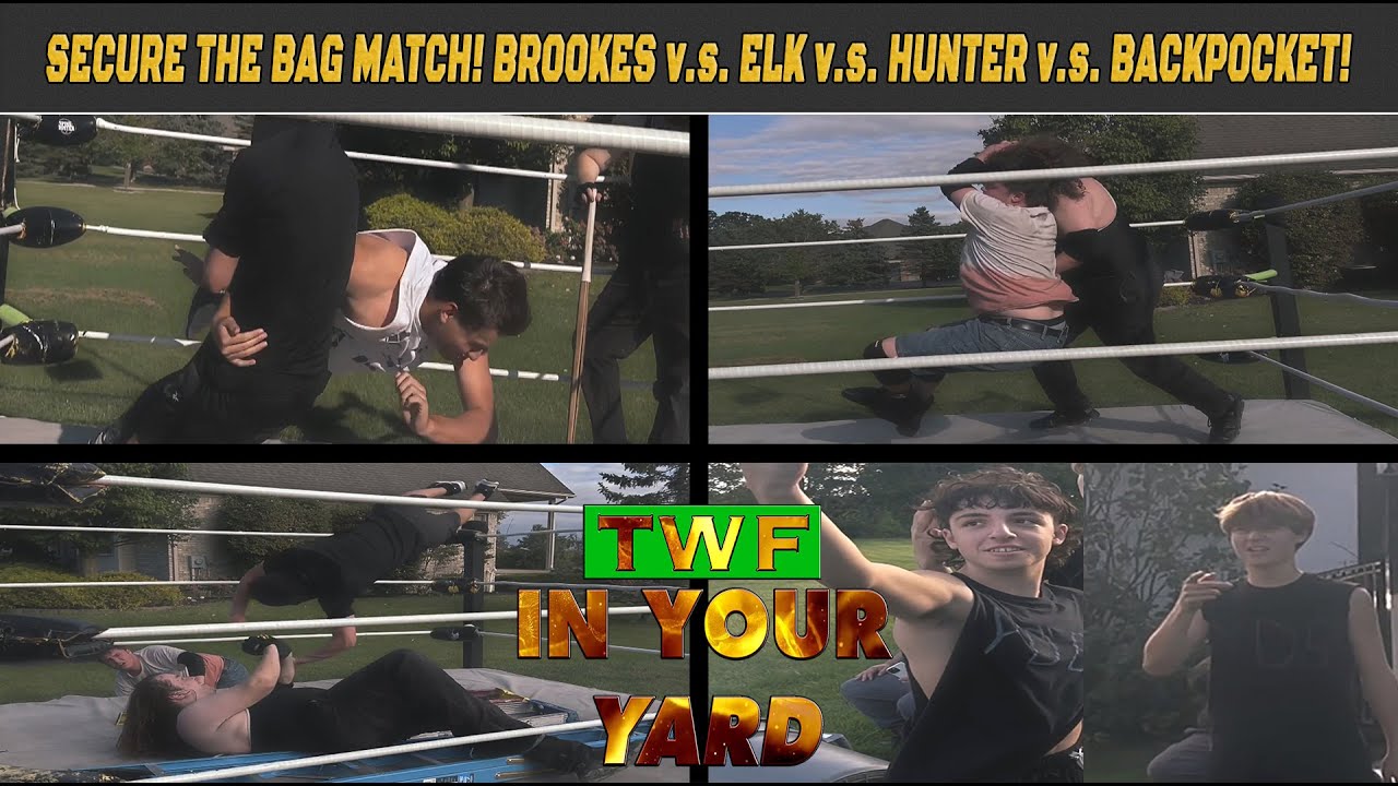 IN YOUR YARD FINALLY PREMIERES! Brookes v.s. Elk v.s. Hunter v.s. Banks! (TWF PPV #14)