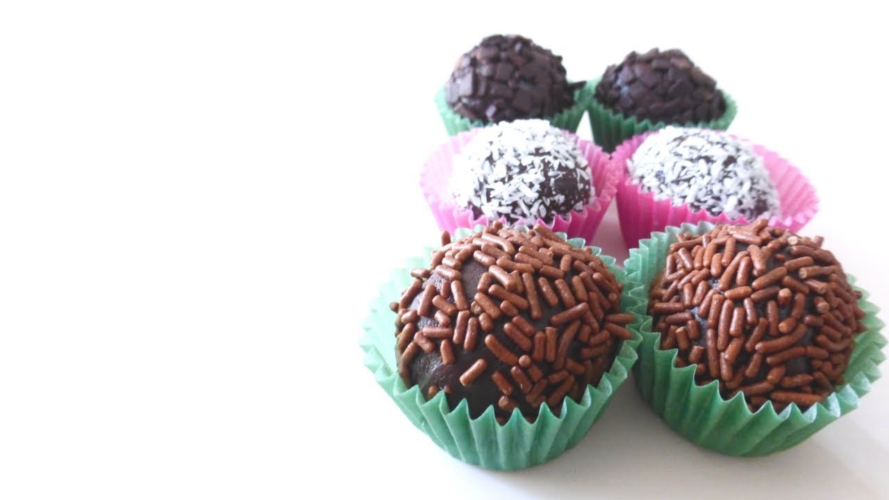 BRIGADEIRO  TARTUFINI AL CIOCCOLATO FACILISSIMI   ricetta brasiliana / RICETTE DI GABRI.it