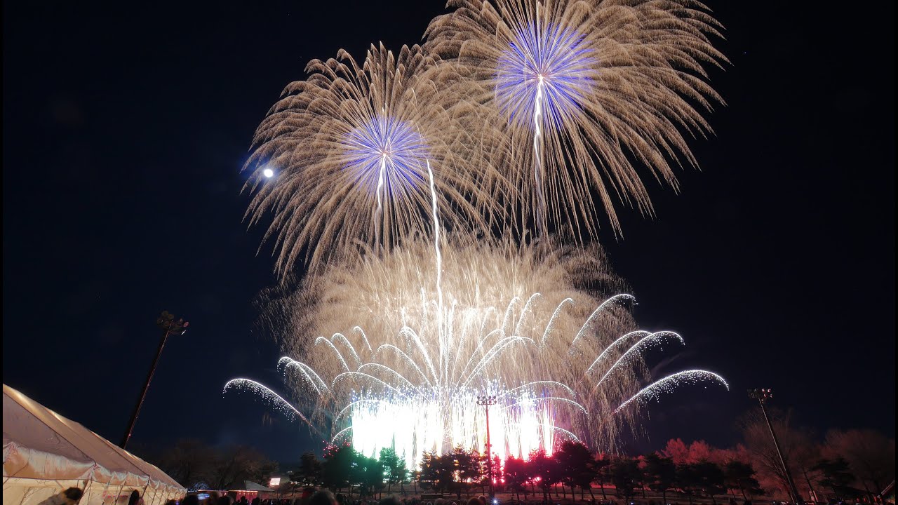 2020 昭和村ウインターフェスティバル【一部省略】Showa Village Winter Festival Fireworks