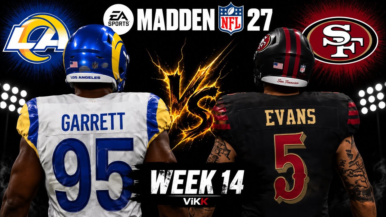 Rams против 49ers: 14-я неделя, симуляция | Составы Madden 27