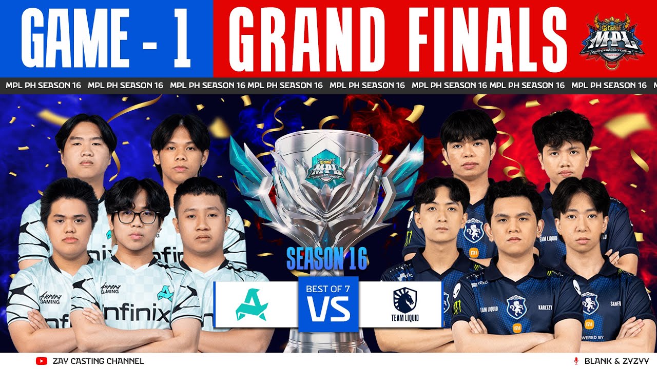 [Game - 1] Aurora Gaming PH vs Team Liquid PH | MPL PH S16