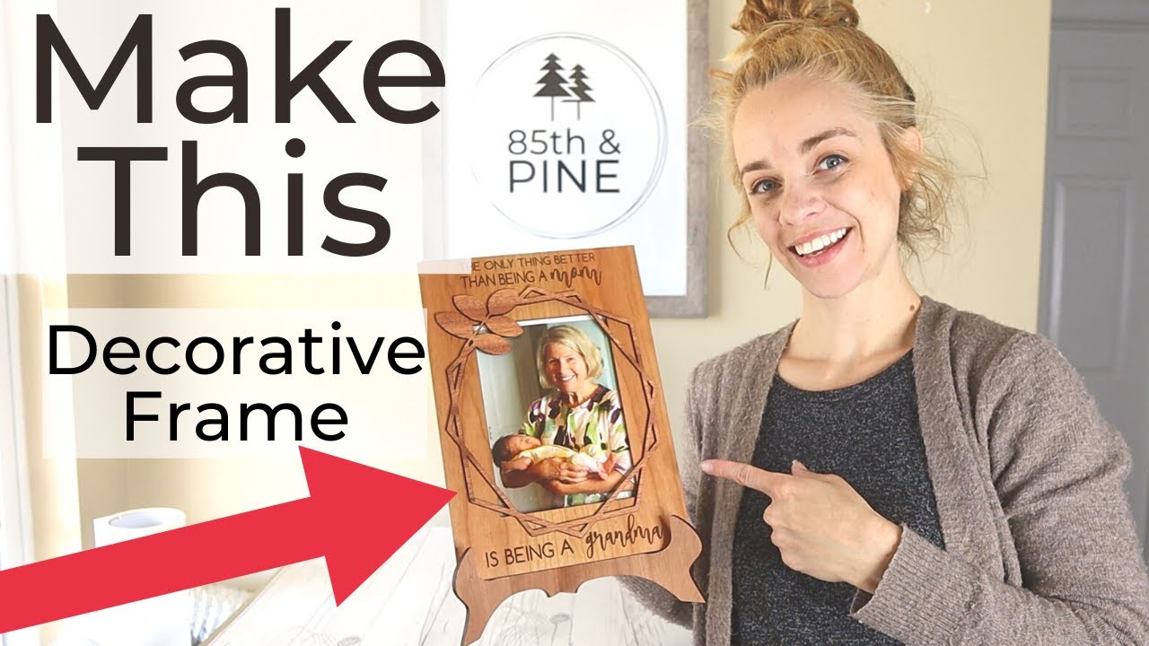 Customizable Picture Frame with Glowforge