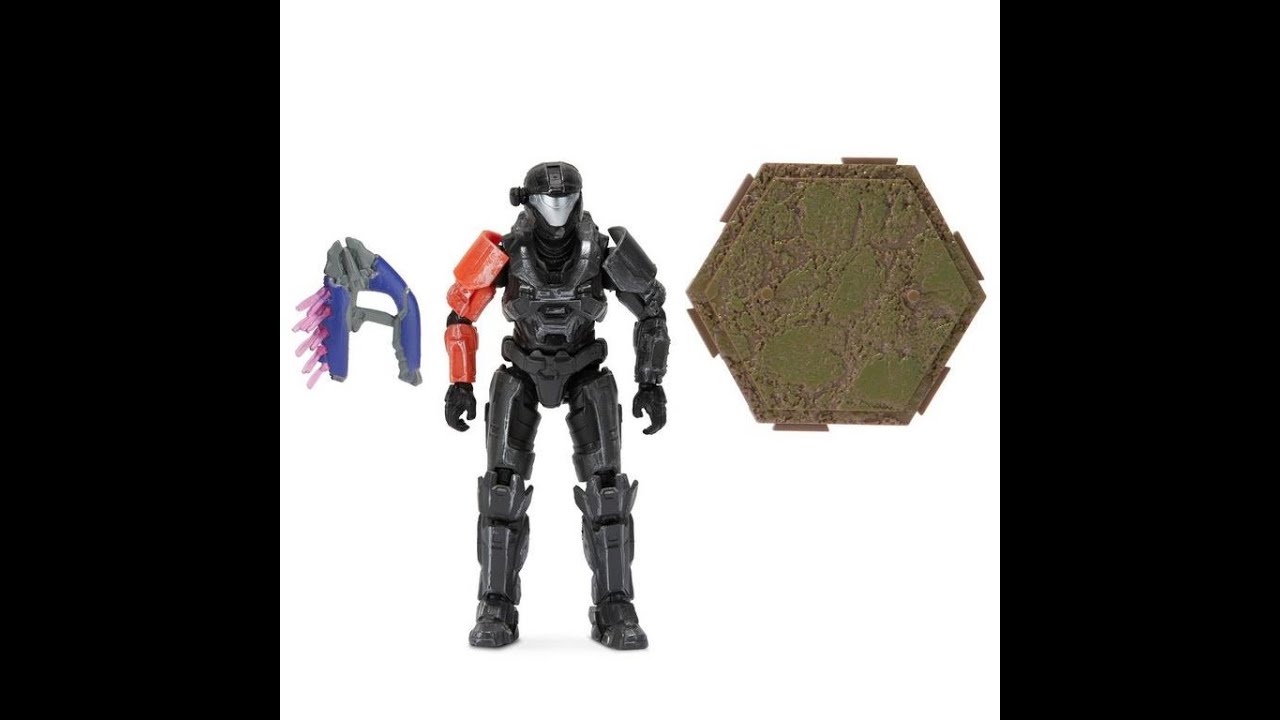 Halo Infinite Series Spartan Air Assault With Needler 1:18 Scale Action Figure Review.