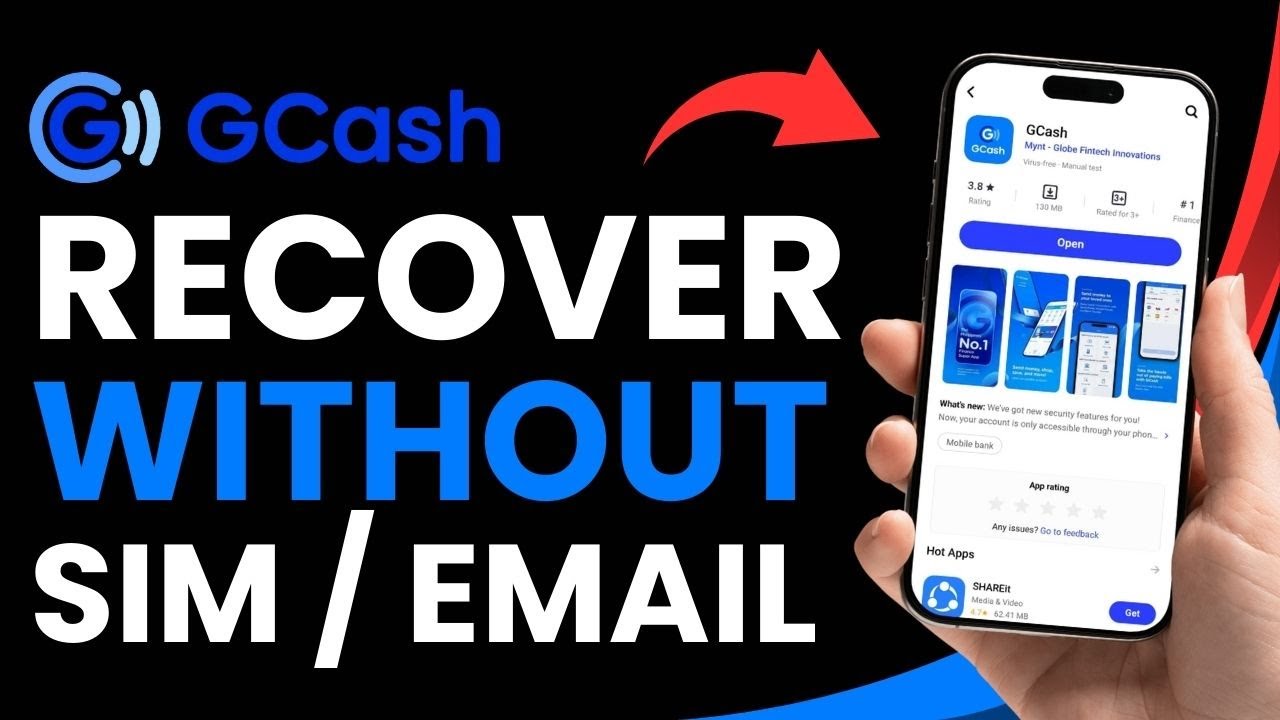 How to Recover GCash Without SIM & Email !