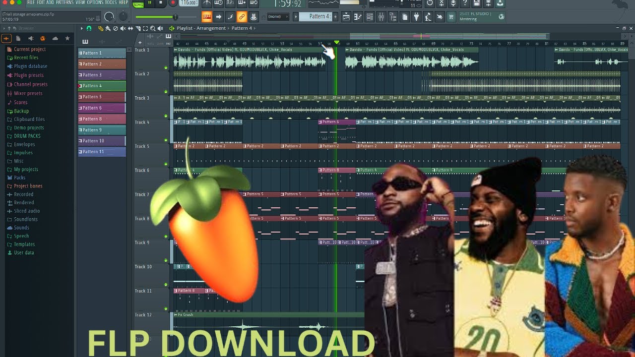 Davido - Funds Tutorial Amapiano Remix + FLP Download