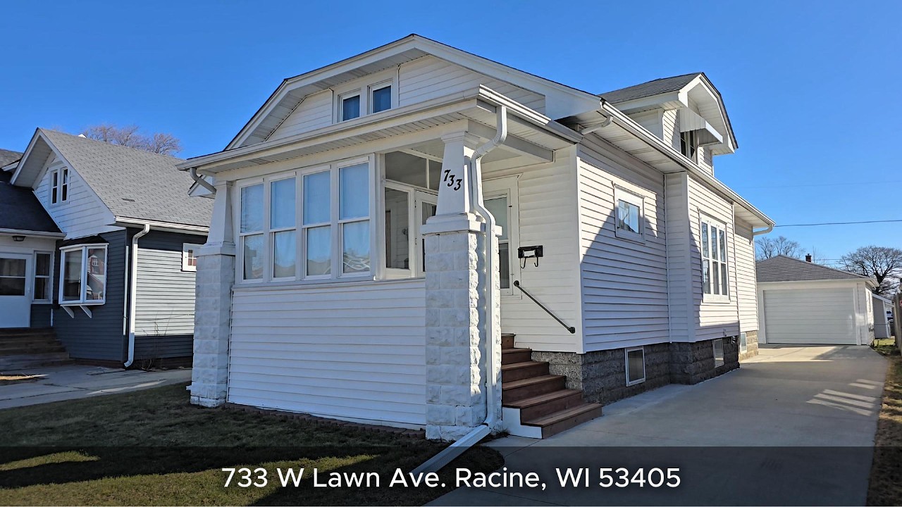 733 W Lawn Ave. Racine, WI 53405 | Real Estate Drone Video Tour