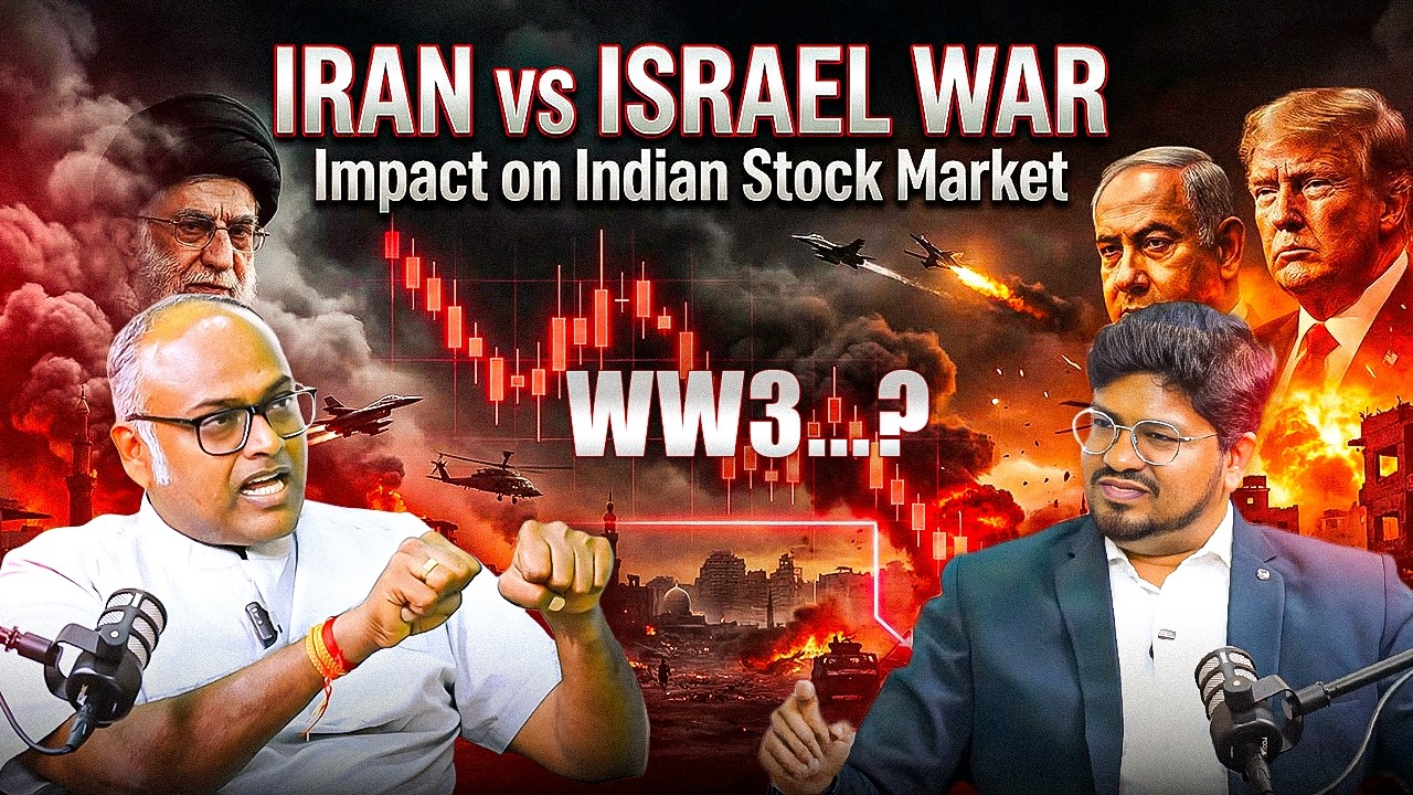 IRAN vs ISRAEL WAR Impact on Indian Stock Market | #war #iranvsisrael