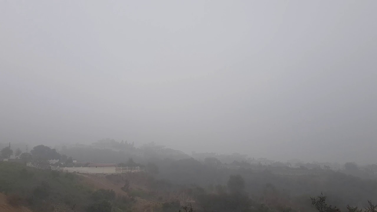Mirpur azad Kashmir Fogy Weather 2021
