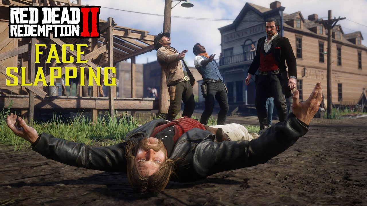 RDR2 Dutch vs Micah Face Slapping Contest Satisfiying Moments Red Dead Redemption 2