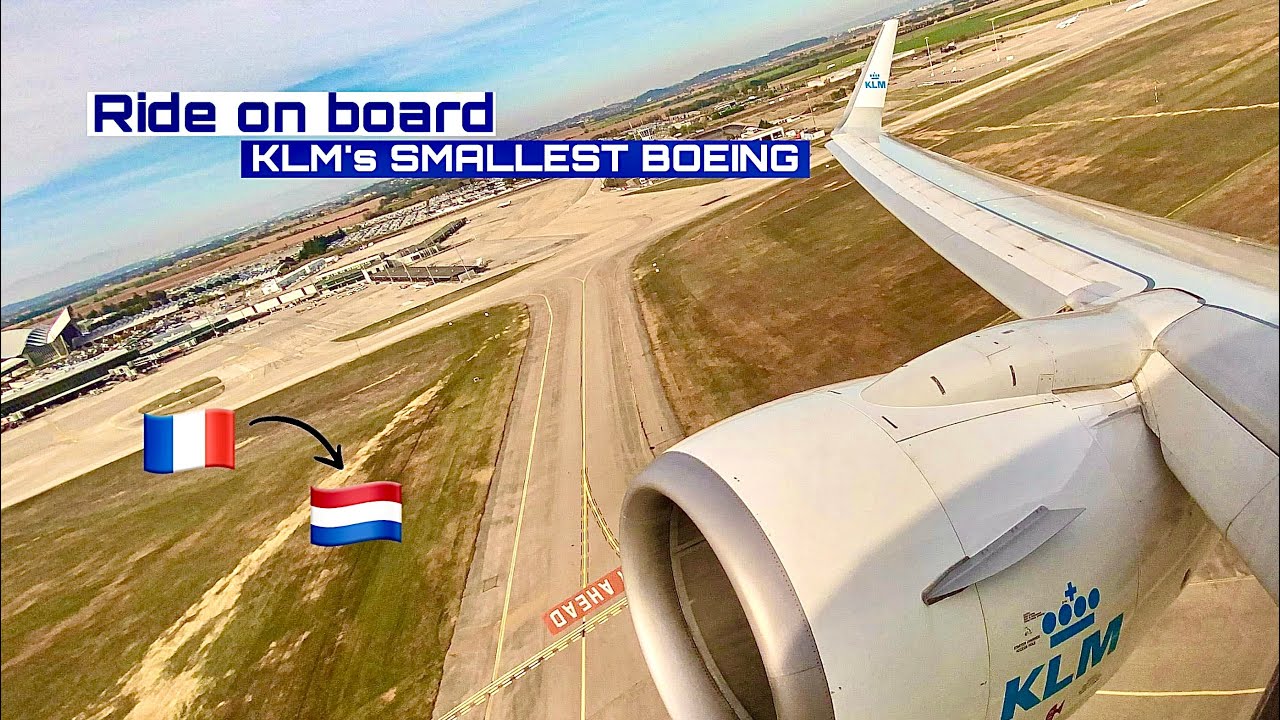 KLM | Lyon 🇫🇷 to Amsterdam🇳🇱 | Boeing 737-700 | Economy | The Flight Experience