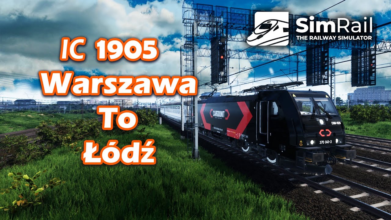 Warszawa to Łódź  Full Length Gameplay | SimRail The Railway Simulator .
