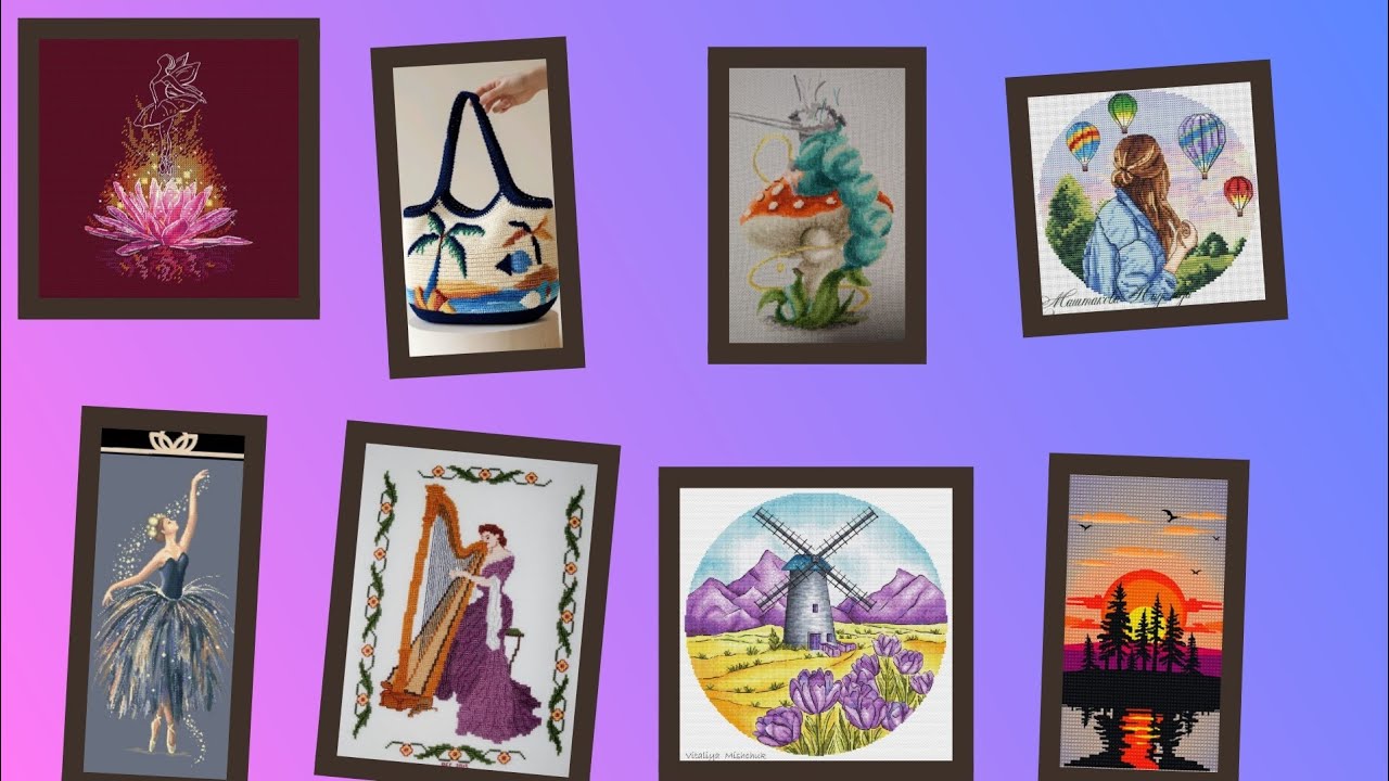 Pretty and beautiful cross stitch design