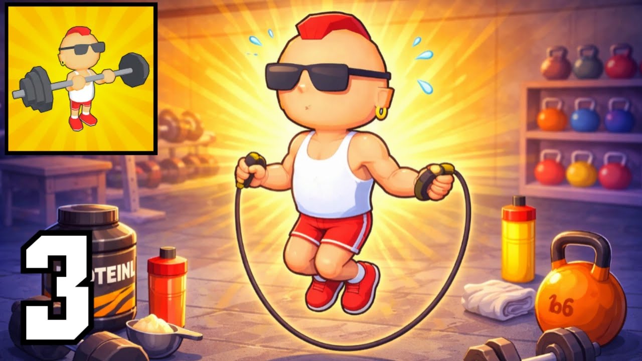My Gym - Gameplay Walkthrough  - Exercising Body (iOS, Android)  Part-3