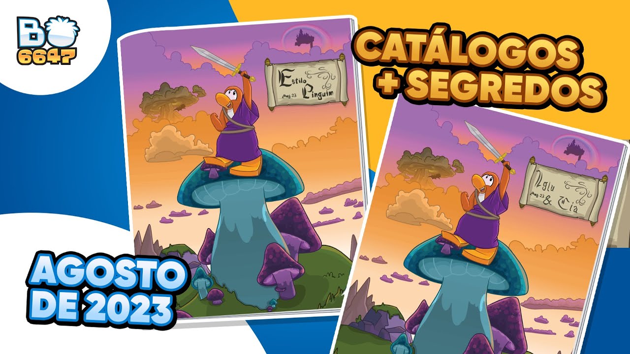 Segredos dos catálogos Club Penguin Dimensions - Agosto 2023