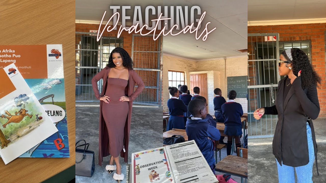 TEACHING PRACTICALS:SPEND THE WEEK WITH ME AS A STUDENT TEACHER 👩‍🏫 UFS STUDENT