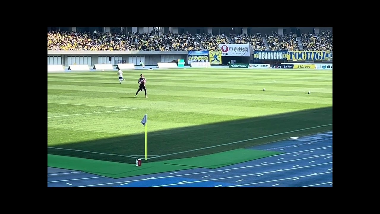 2/15 AWAY栃木SC戦　試合前選手入場