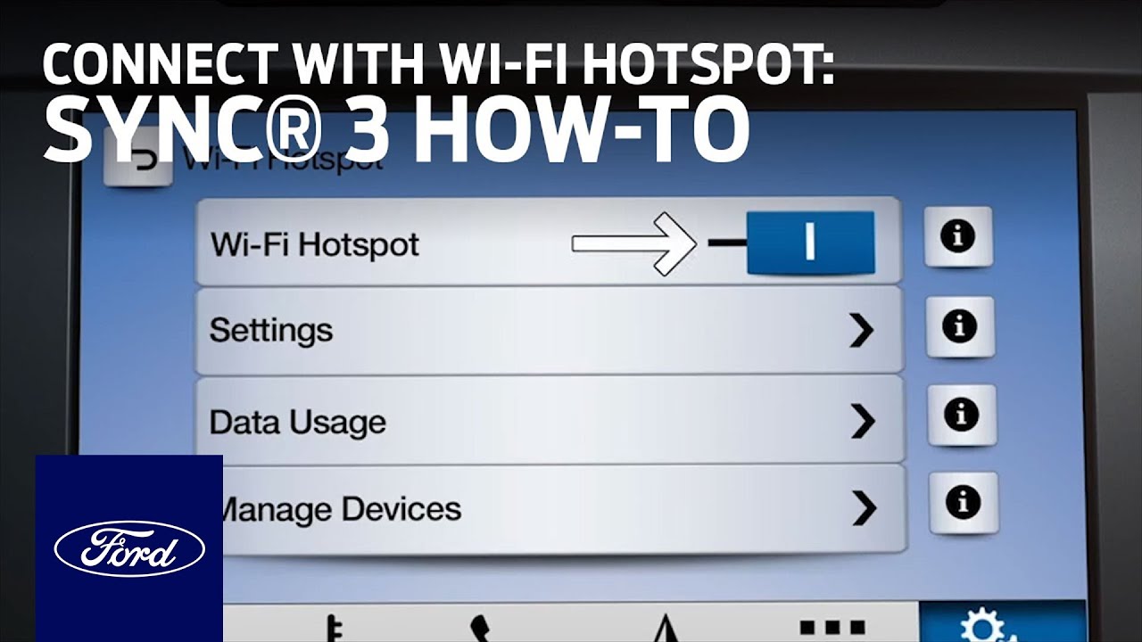 FordPass™ Connect with Wi-Fi Hotspot Overview | SYNC 3 How-To | Ford