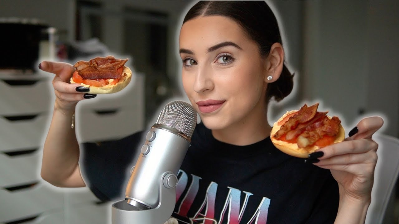 ASMR Mukbang & Whispered Ramble